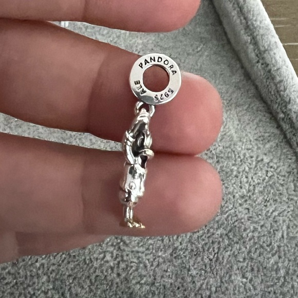 PANDORA Disney 100th Anniversary Donald Duck Lab-grown Diamond Dangle Charm - Picture 3 of 7